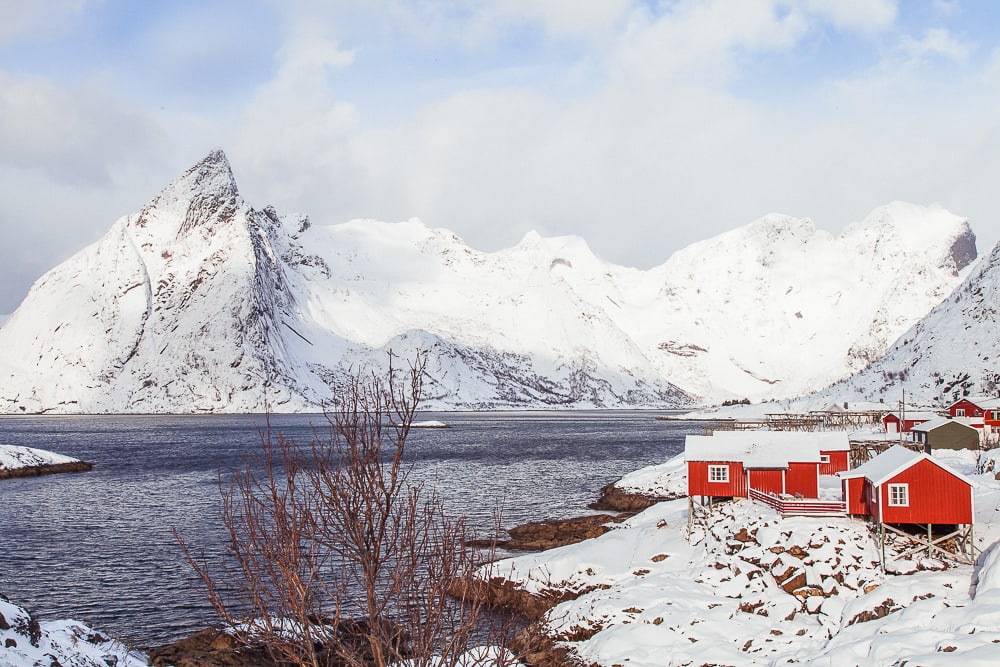 Lofoten en marzo nieve