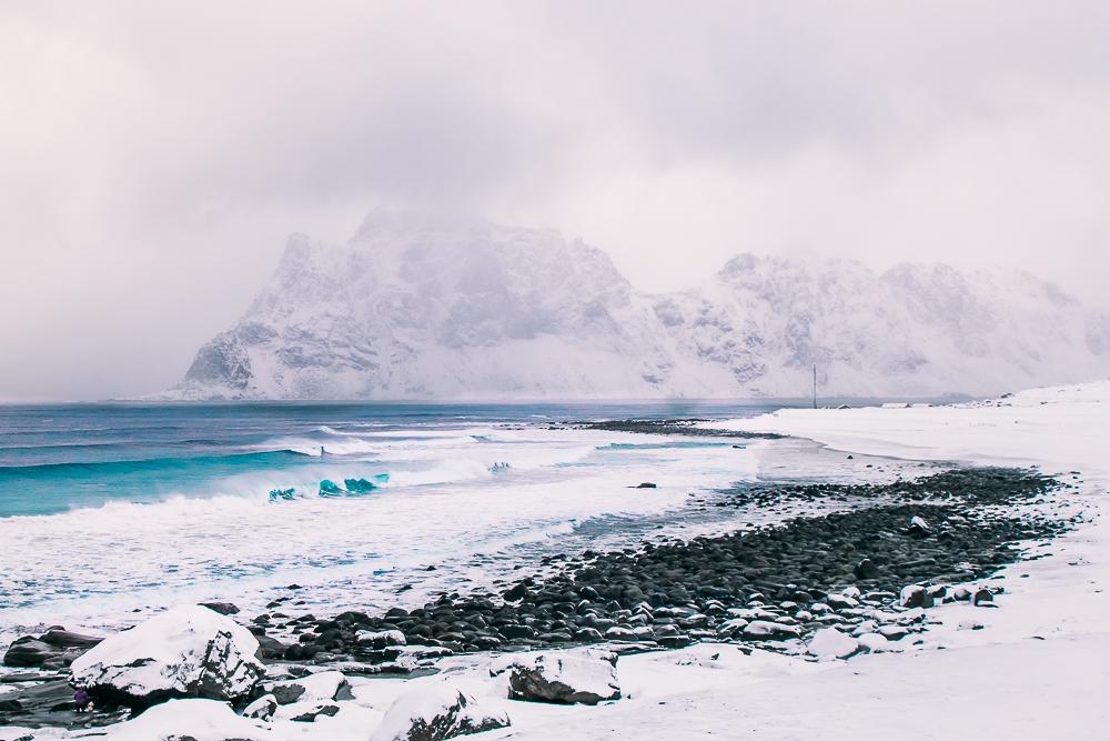 Tiempo Lofoten Marzo invierno Noruega