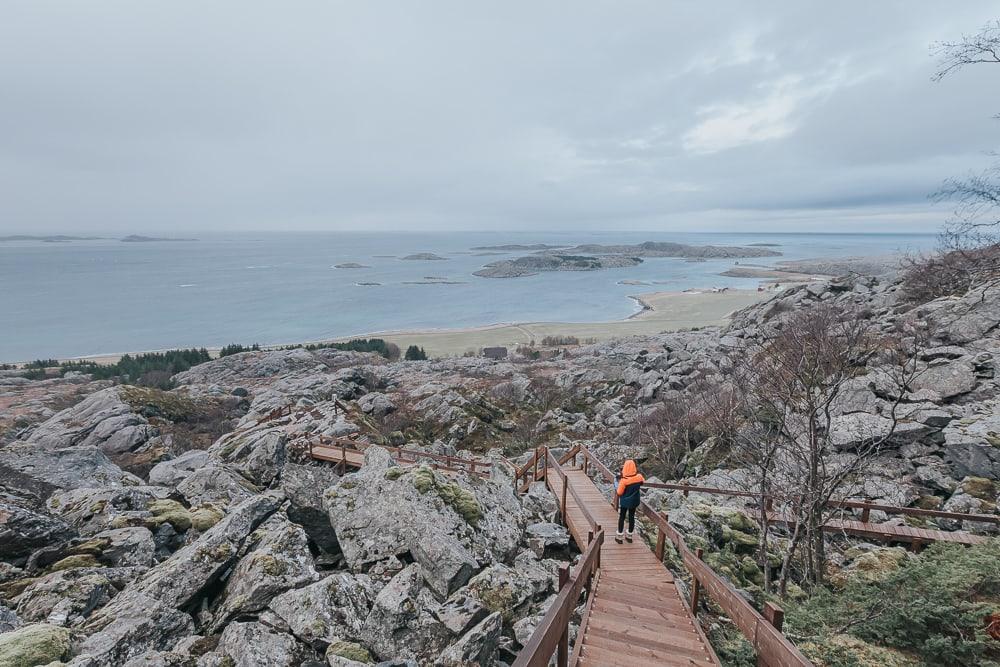 Vega Vegatrappa caminata Noruega