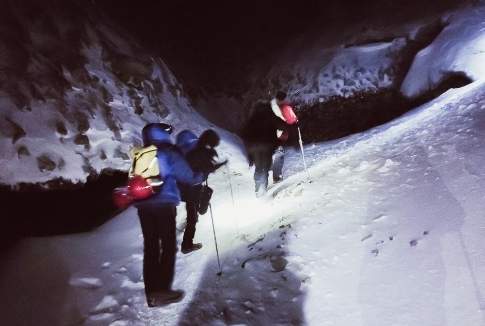 Caminata a la cueva de hielo Spitsbergen