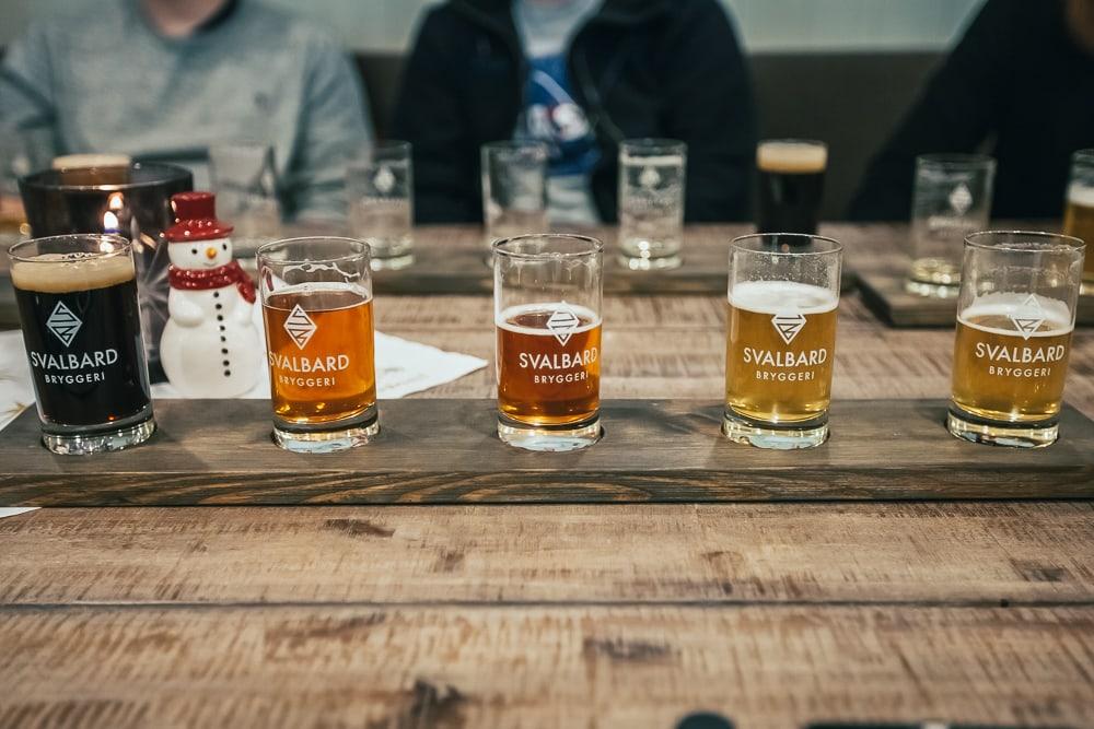degustación de cerveza svalbard bryggeri