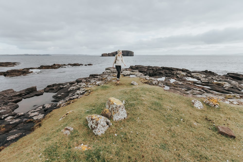 Costa de Shetland en otoño