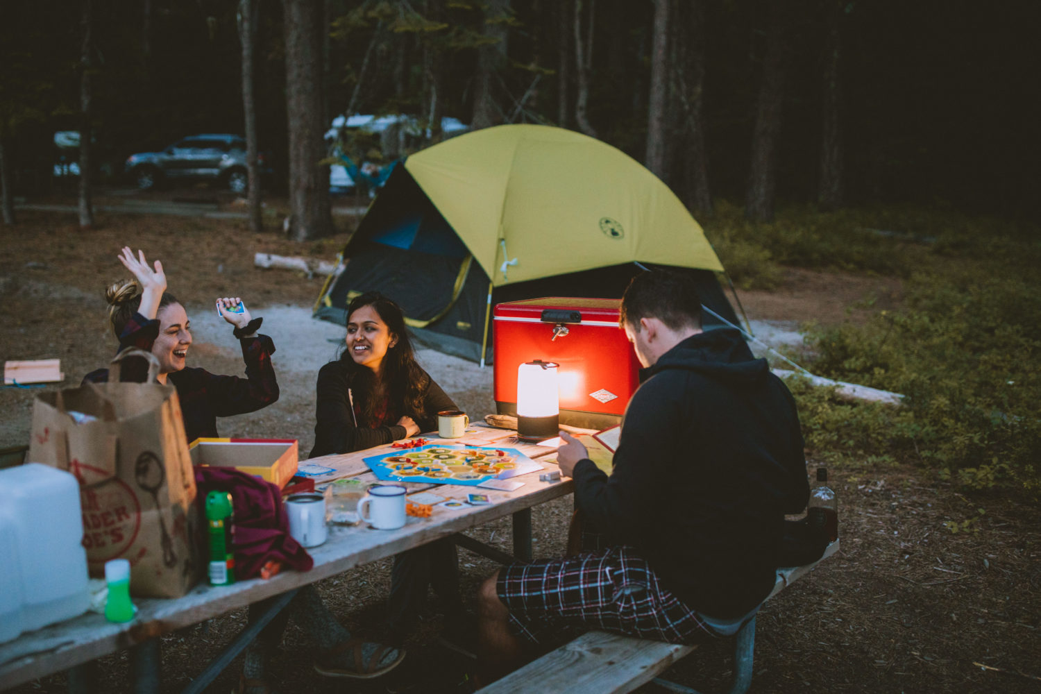 Camping del estado de Washington (lago Wenatchee)