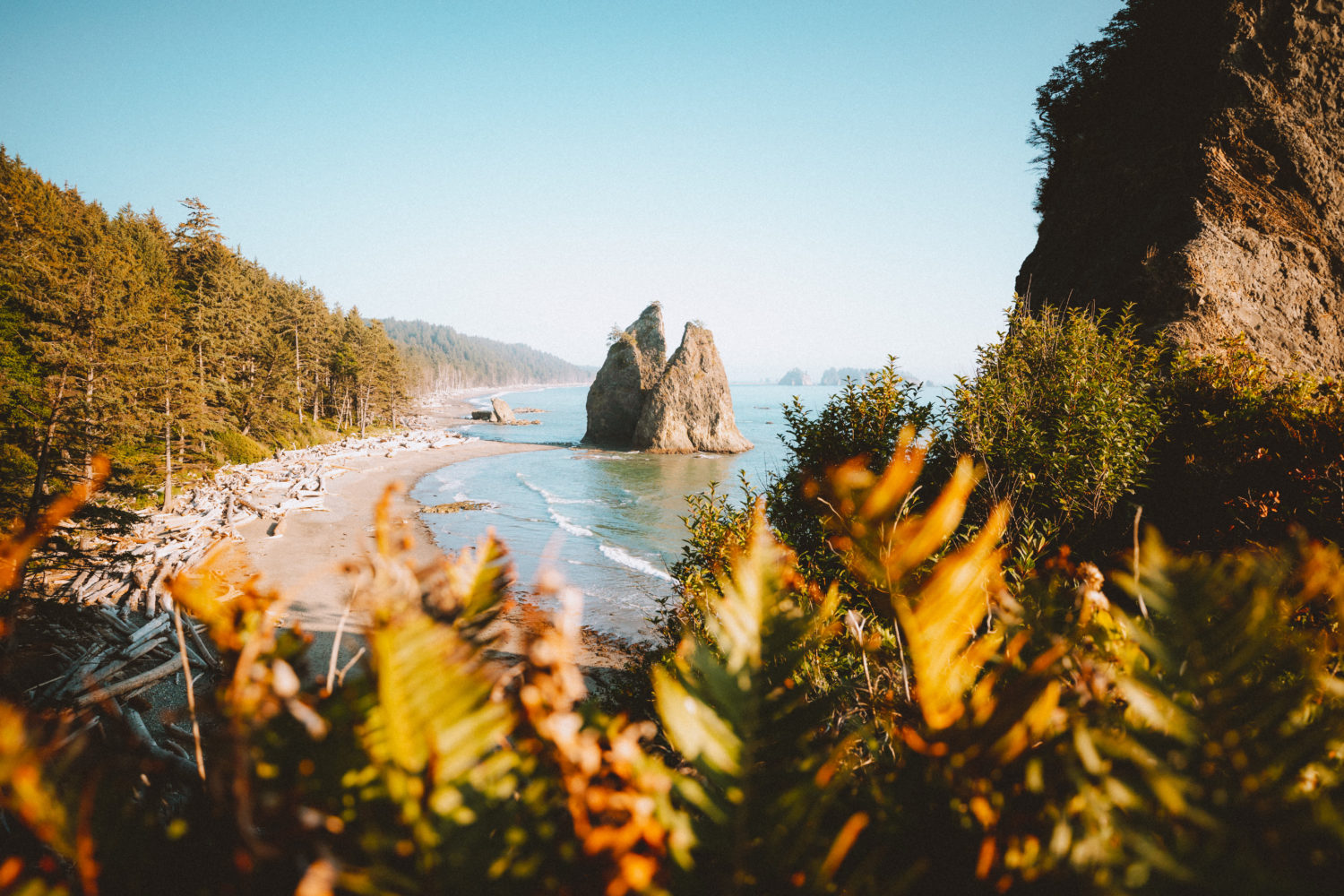 Los mejores puntos para tomar fotos en el estado de Washington - Playa Rialto