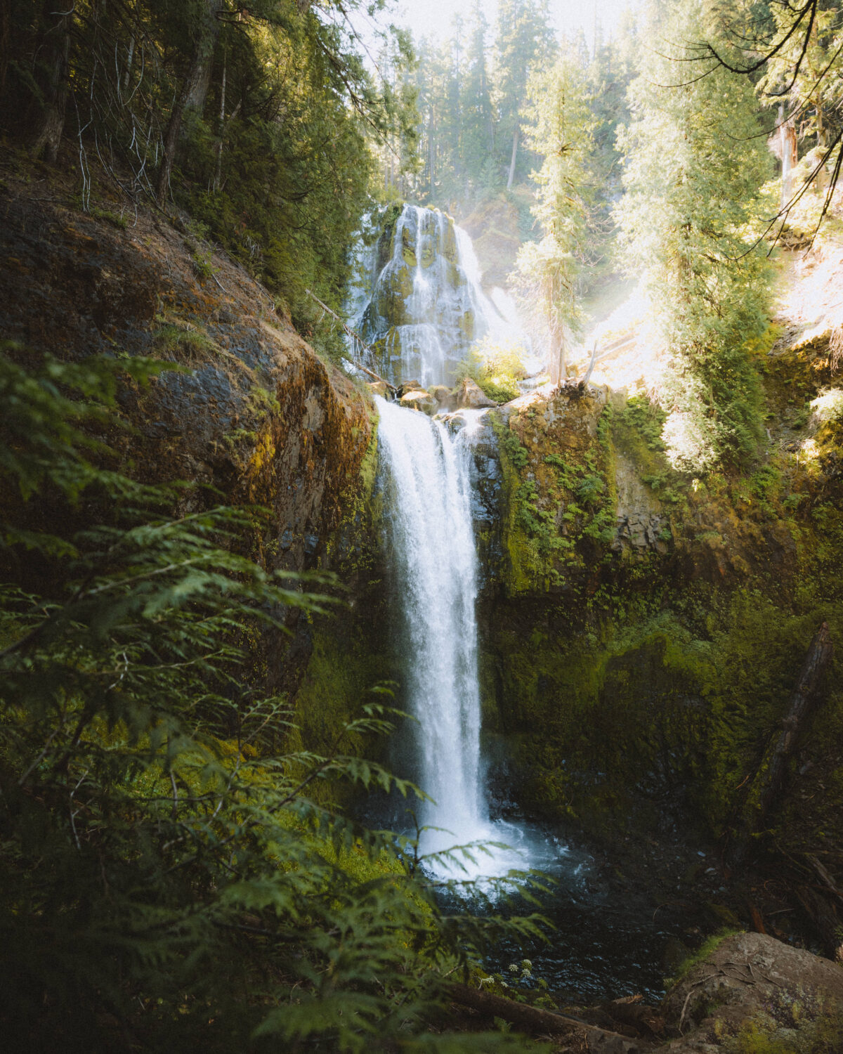 Falls Creek Falls en el estado de Washington