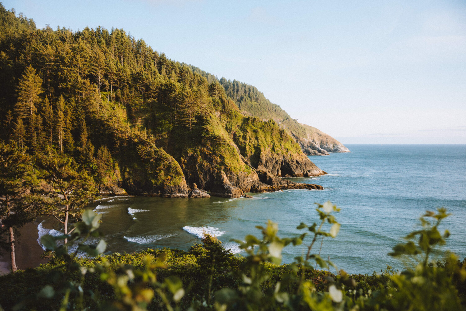 Faro de Heceta Head, costa de Oregón