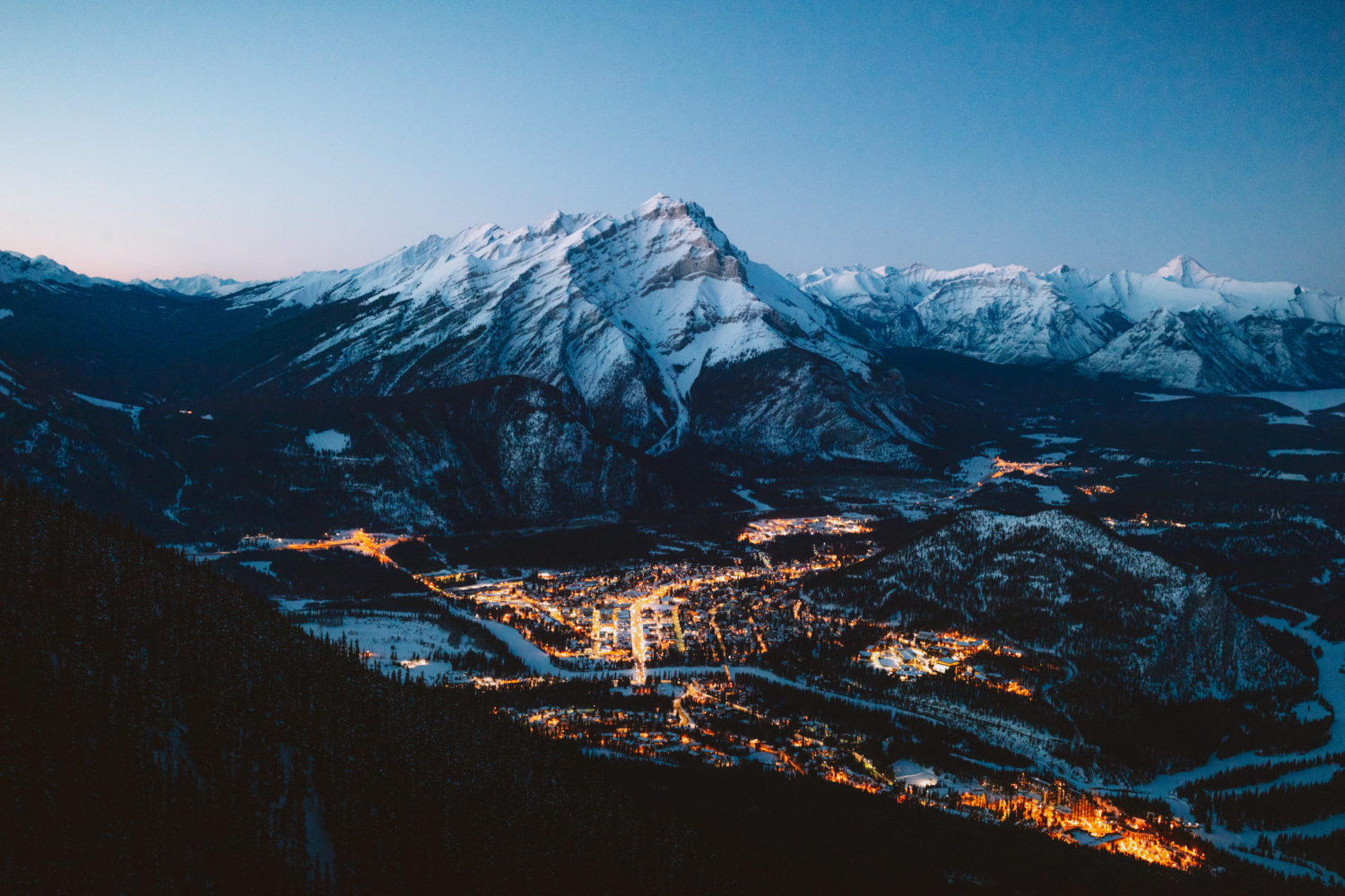 Vista desde la góndola Banff, Parque Nacional Banff - TheMandagies.copm