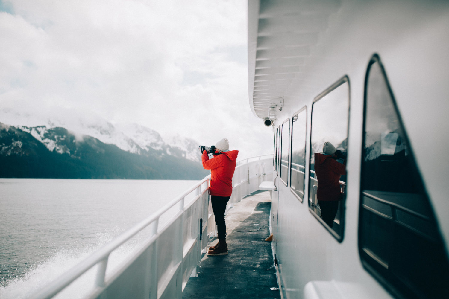 Emily Mandagie en el Parque Nacional Kenai Fjords