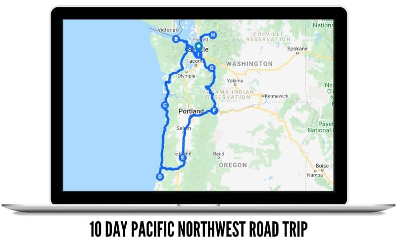 Pacific Northwest Road Trip - itinerario de 10 días