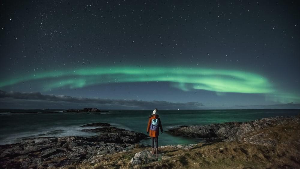 auroras boreales en aurora vesteralen noruega