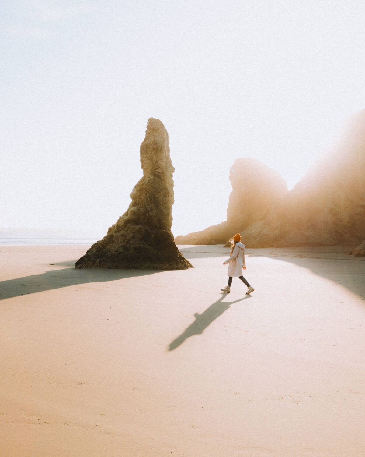 Sombrero de mago Lookalike en Bandon Beach Oregon