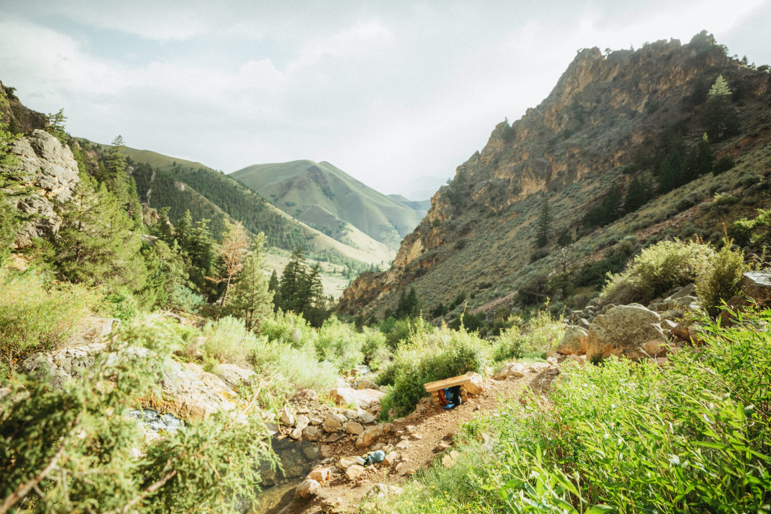Elk Bend Hot Springs en Idaho, Goldbug