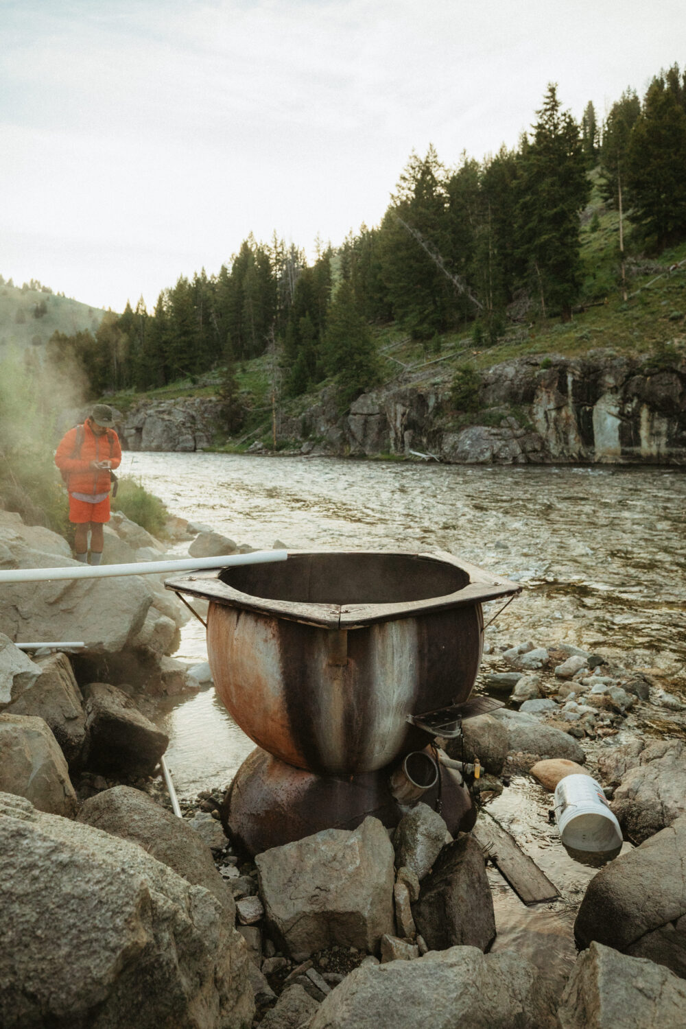 Boot Box Hot Springs cerca de Stanley, Idaho