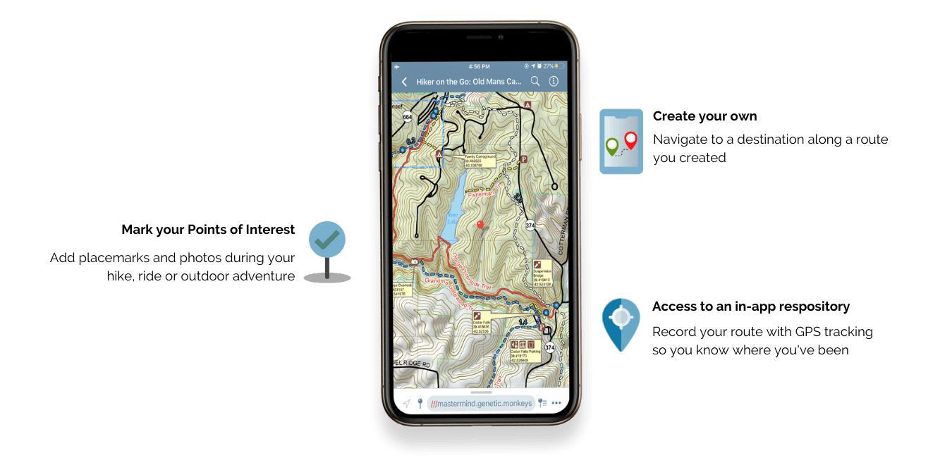 Guía sin conexión de las mejores aplicaciones de senderismo - Avenza Maps