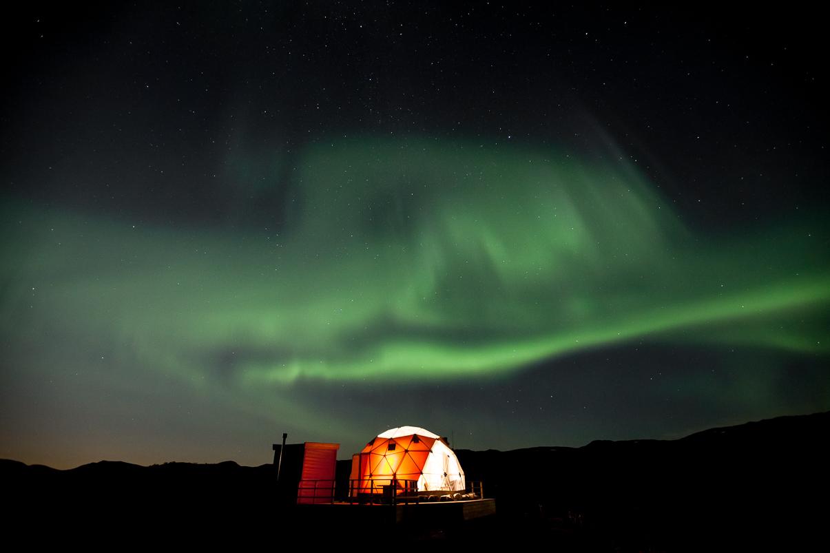 Aurora Finnmark Arctic Dome Airbnb Noruega