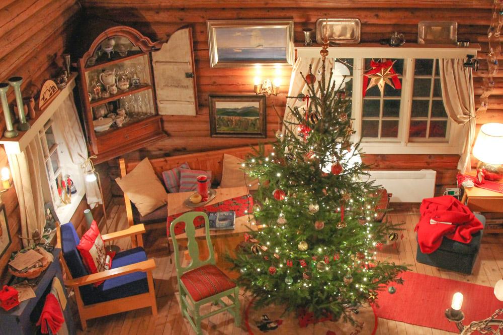 Cabaña de Navidad en Noruega