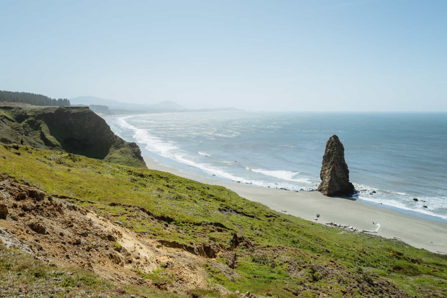 Parque estatal Cape Blanc en la costa de Oregón