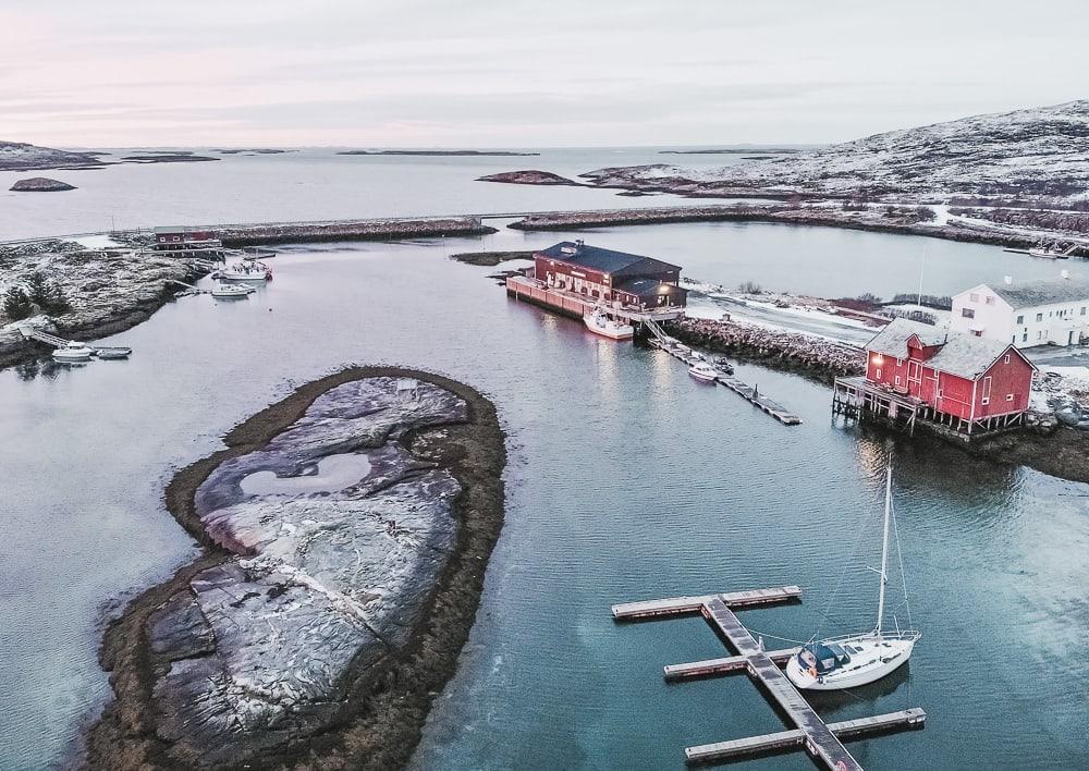Costa de Helgeland Noruega en invierno