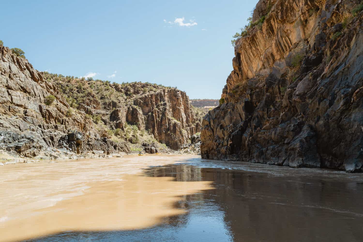 Paredes del cañón de Westwater