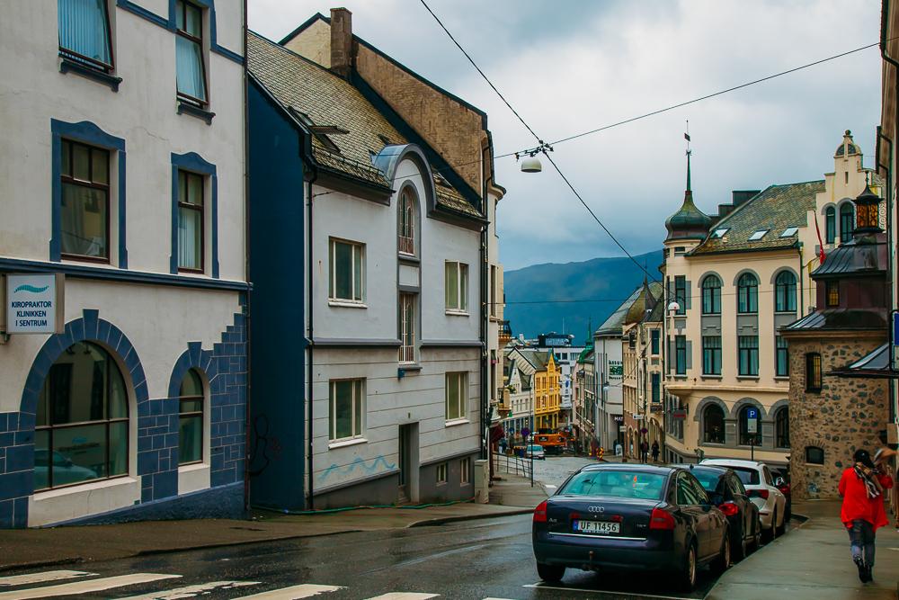 Centro de ålesund art nouveau