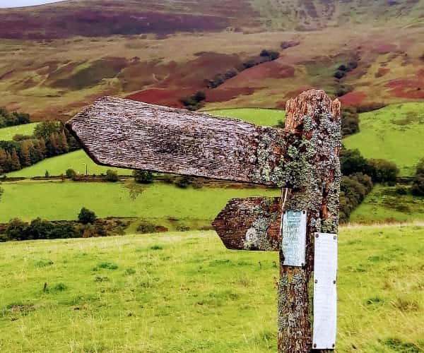 Cartel en Brecon Beacons