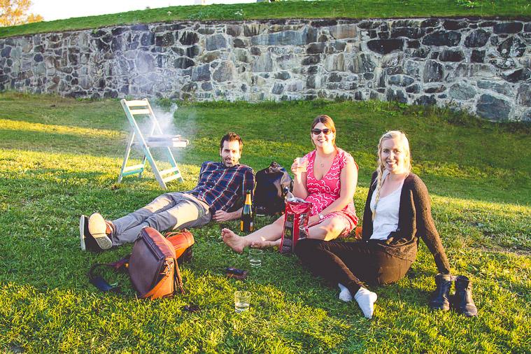 Visitando Trondheim, Noruega