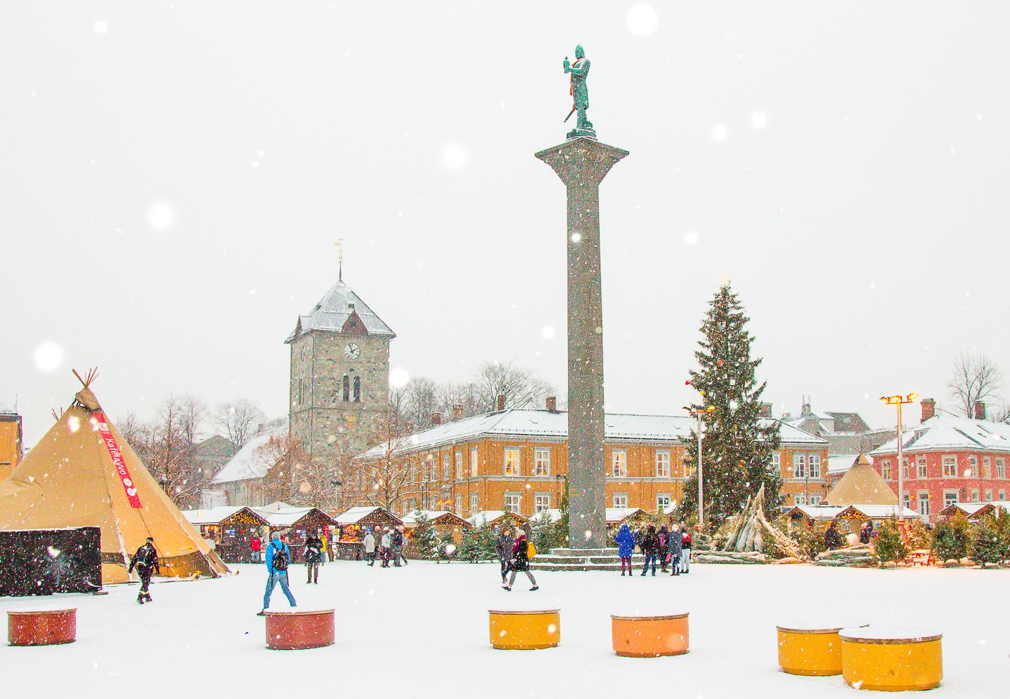 Mercado de Navidad de Trondheim, Noruega