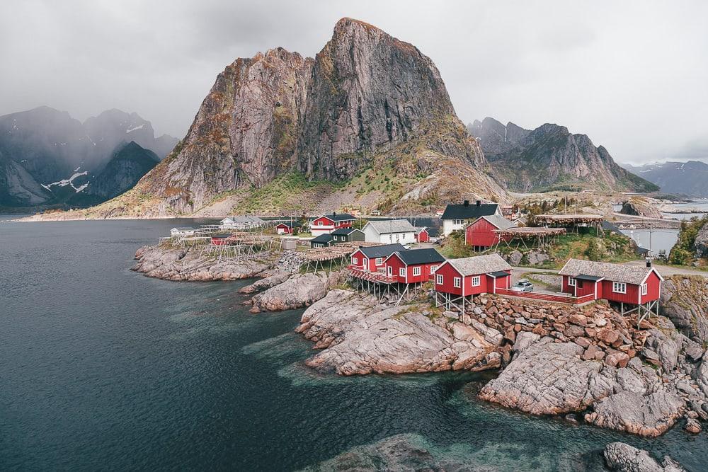 lofoten en junio hamnoy noruega