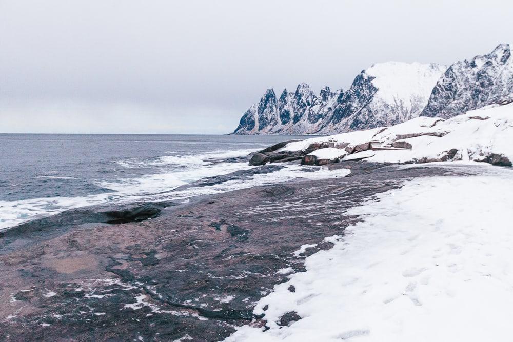 Tungeneset Senja, Noruega en invierno