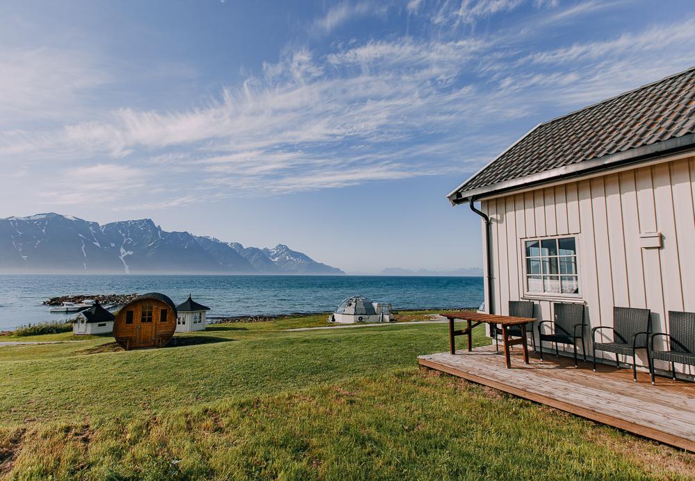 Lyngen Fjord Hut Norte de Noruega