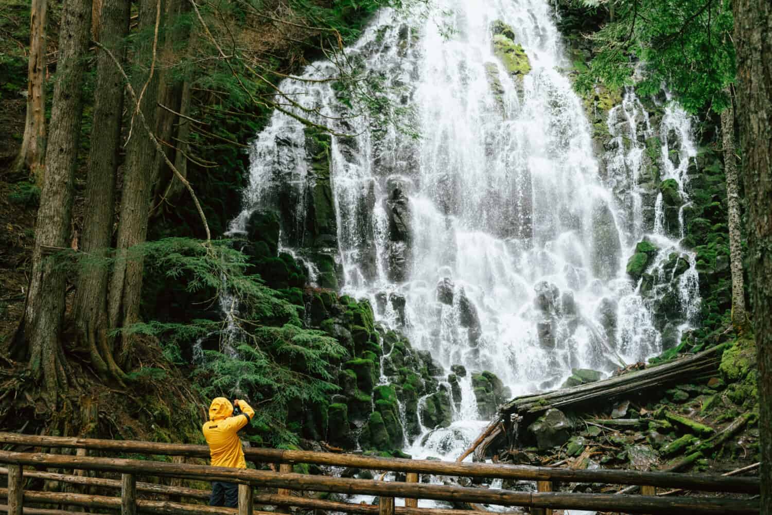 Berty Mandagie se encuentra en Ramona Falls Oregon