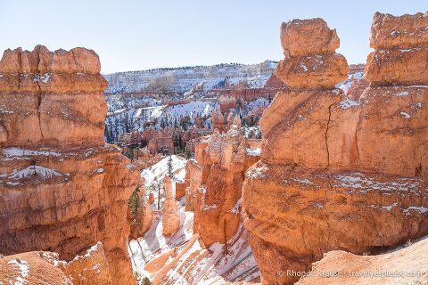 Hoodoos junto a Queen's Garden Trail.