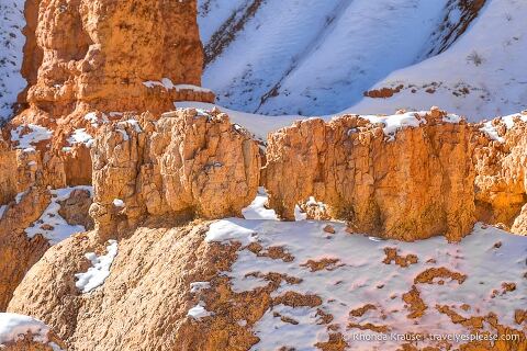 Rocas en Bryce Canyon que parecen elefantes.