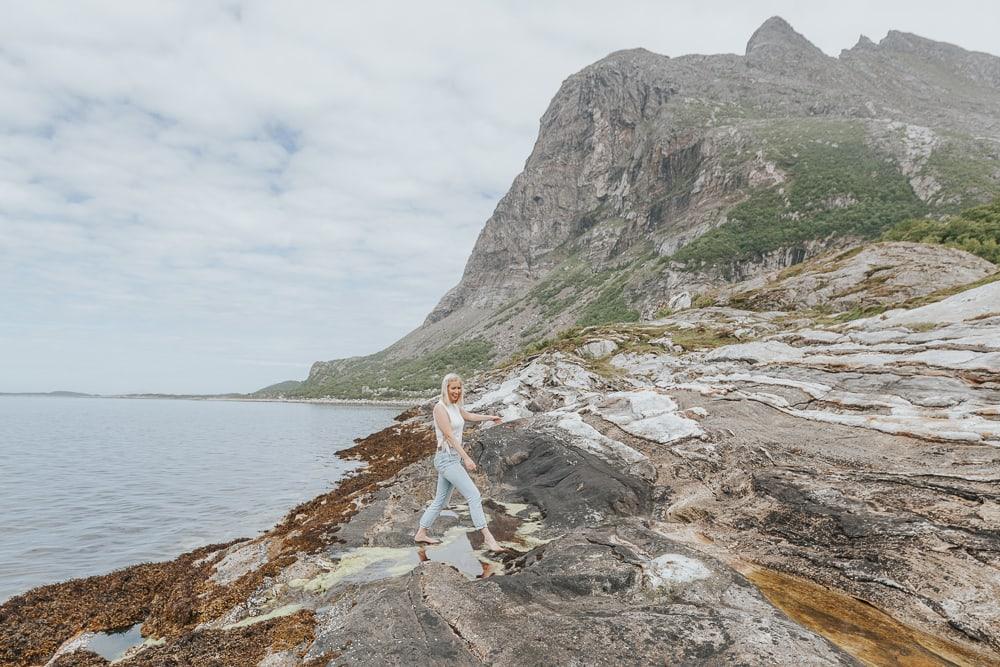 Dønnamannen caminata costa de helgeland noruega en junio
