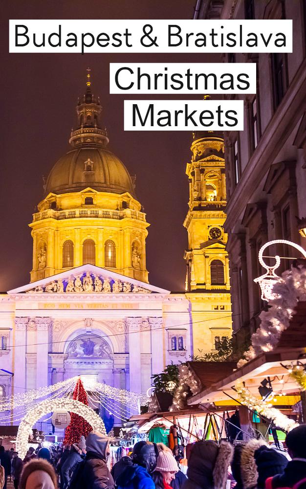 Si está buscando los mejores mercados navideños de Europa, ¡debe visitar Budapest y Bratislava! Están lo suficientemente cerca como para combinarlos en una escapada de fin de semana, y sus mercados navideños son mágicos.
