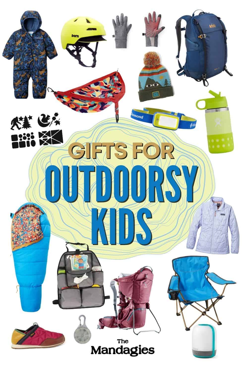 Regalos al aire libre para niños - The Mandagies - Pinterest Pin
