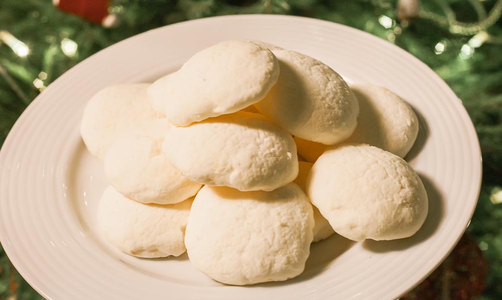 Sandkaker noruego o galletas navideñas sandnøtter