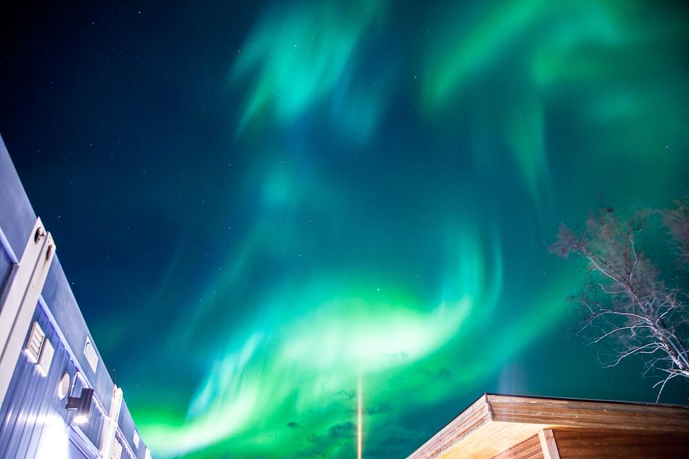 Auroras Boreales en Abisko Suecia Laponia foto