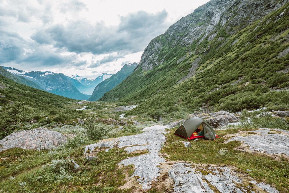 Camping salvaje en Noruega