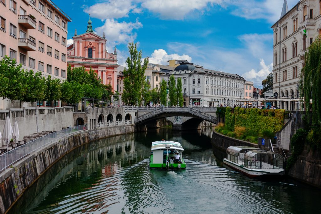Vista del río Ljubljana