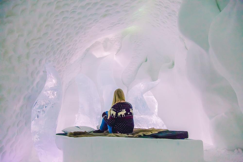 kiruna icehotel sueco laponia suecia dormitorio