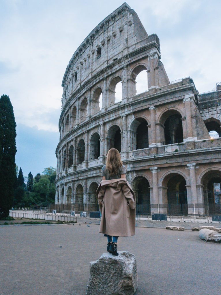 Brooke Saward en Roma Italia