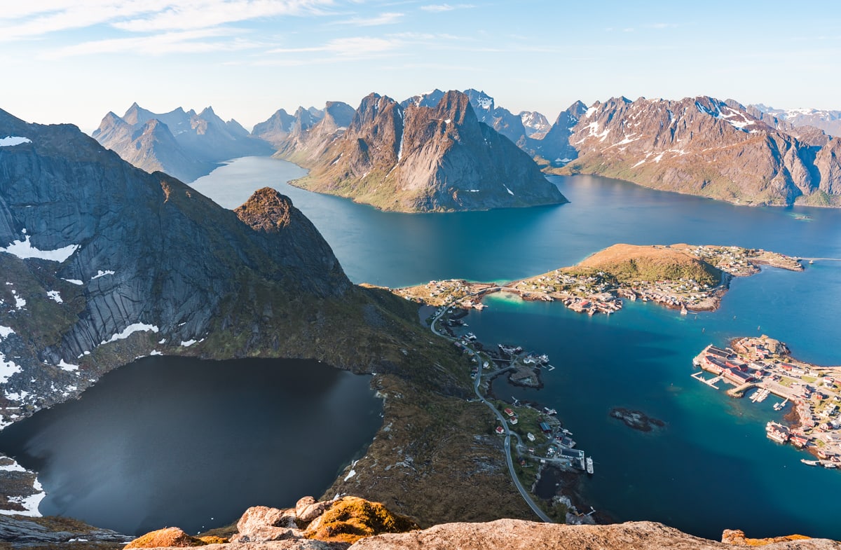 Caminata reinebring Lofoten Noruega